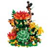 ZHEGAO 00978 non  XƯƠNG RỒNG BẢO QUẢN HOA bộ đồ chơi xếp lắp ráp ghép mô hình Flowers IMMORTAL FLOWER