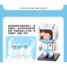 XIAO MENG CHICKEN DIARY DZ0126 0126 non  DỊCH BỆNH THIÊN THẦN 2 HỘP BÁC SĨ NAM NỮ Y TÁ bộ đồ chơi xếp lắp ráp ghép mô hình Brickheadz Nhân Vật Đầu To 294 khối