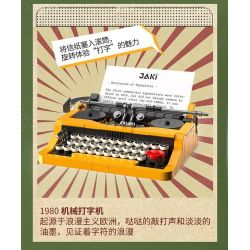 JAKI JK8216 8216 non  MÁY ĐÁNH CHỮ CƠ 1980 bộ đồ chơi xếp lắp ráp ghép mô hình MECHANICAL TYPEWRITER
