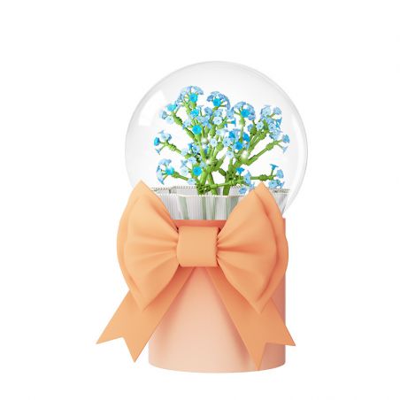 JAKI JK20232 20232 non  HỘP QUÀ BÓ HOA BOBO BALL 520 ANH THẬT MAY MẮN KHI ĐƯỢC Ở BÊN EM bộ đồ chơi xếp lắp ráp ghép mô hình Flowers