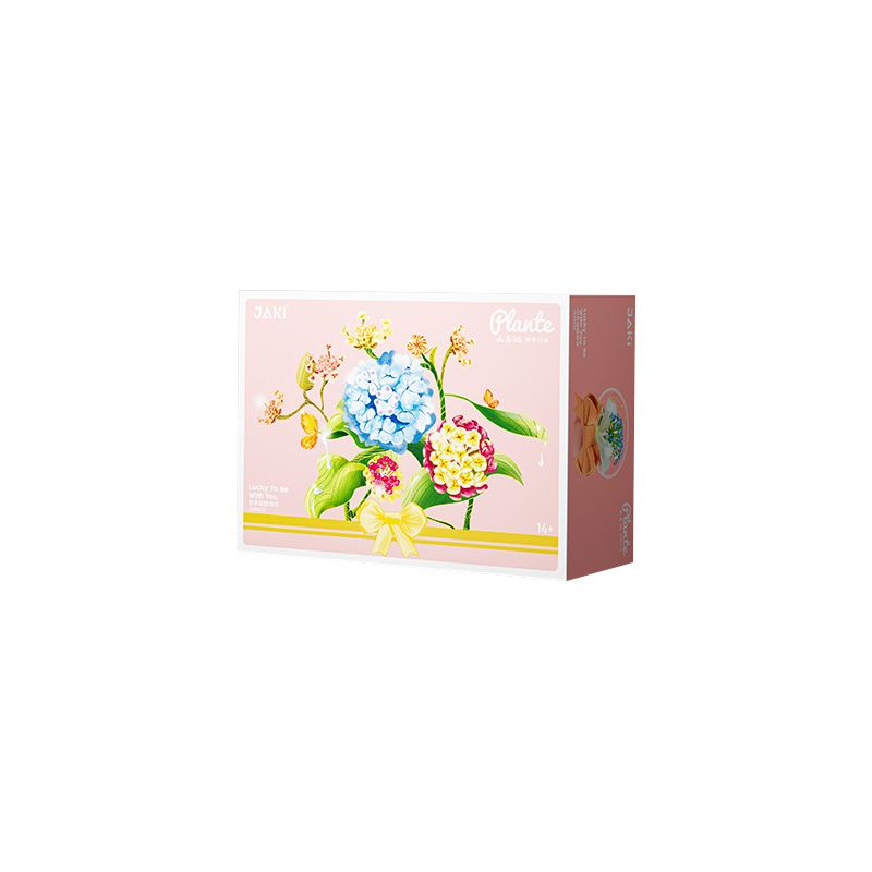 JAKI JK20232 20232 non  HỘP QUÀ BÓ HOA BOBO BALL 520 ANH THẬT MAY MẮN KHI ĐƯỢC Ở BÊN EM bộ đồ chơi xếp lắp ráp ghép mô hình Flowers