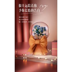 JAKI JK20232 20232 non  HỘP QUÀ BÓ HOA BOBO BALL 520 ANH THẬT MAY MẮN KHI ĐƯỢC Ở BÊN EM bộ đồ chơi xếp lắp ráp ghép mô hình Flowers