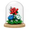 ZHEGAO 00974 non  HOA HỒNG BẢO QUẢN bộ đồ chơi xếp lắp ráp ghép mô hình Flowers IMMORTAL FLOWER