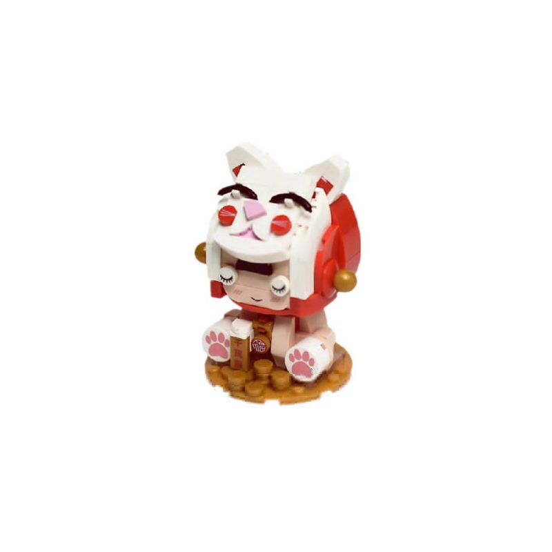 XIAO MENG CHICKEN DIARY 2053 non Lego LÀM CHO MỘT TÀI bộ đồ chơi xếp lắp ráp ghép mô hình Brickheadz Nhân Vật Đầu To 238 khối