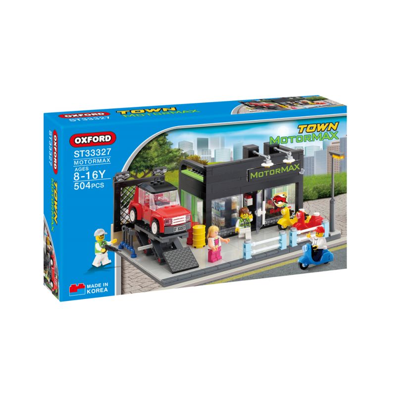 OXFORD ST33327 33327 non Lego MORTORMAX bộ đồ chơi xếp lắp ráp ghép mô hình City Thành Phố 504 khối