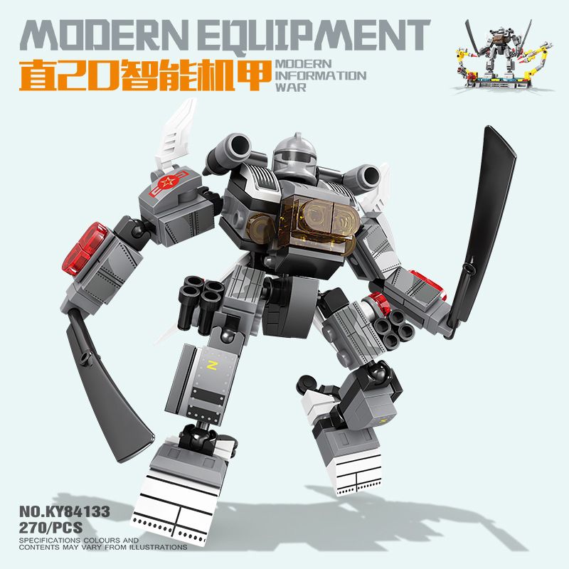 Kazi KY84133 84133 non  MÁY THÔNG MINH ZHI 20 bộ đồ chơi xếp lắp ráp ghép mô hình 270 khối