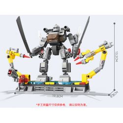 Kazi KY84133 84133 non  MÁY THÔNG MINH ZHI 20 bộ đồ chơi xếp lắp ráp ghép mô hình 270 khối