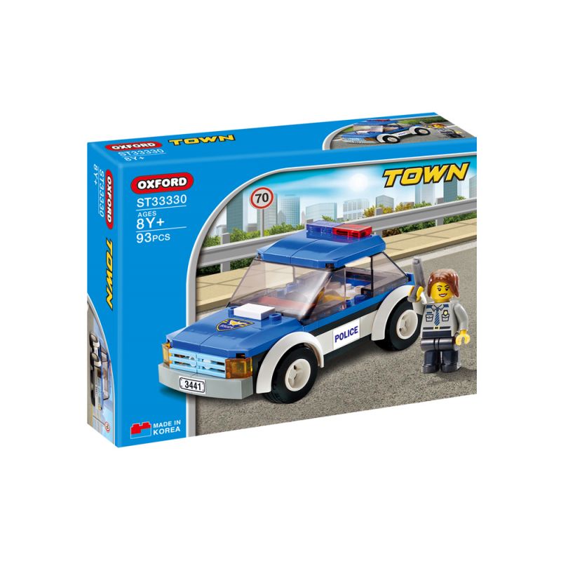 OXFORD ST33330 33330 non Lego XE CẢNH SÁT bộ đồ chơi xếp lắp ráp ghép mô hình City 경찰차 Thành Phố 93 khối