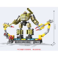 Kazi KY84132 84132 non  CƠ KHÍ XE TĂNG CHIẾN ĐẤU CHỦ LỰC 99A bộ đồ chơi xếp lắp ráp ghép mô hình 282 khối