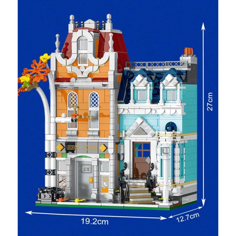 MorkModel 20102 Mork Model 20102 non Lego NHÀ SÁCH. bộ đồ chơi xếp lắp ráp ghép mô hình Modular Buildings Mô Hình Nhà Cửa 1194 khối