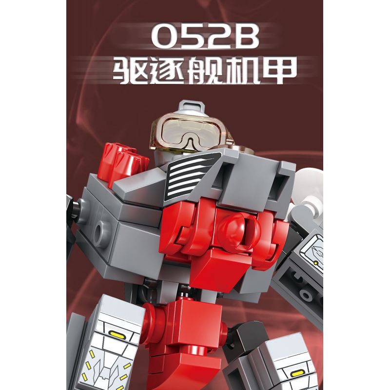 Kazi KY84130 84130 non  CƠ KHÍ KHU TRỤC HẠM 052B bộ đồ chơi xếp lắp ráp ghép mô hình 283 khối