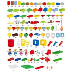 HUIMEI STAR CITY XING DOU CHENG HM183 Xếp hình kiểu     Giant Box Sáng Tạo Hộp Nhựa Khổng Lồ 210 khối HUIMEI STAR CITY XING DOU CHENG HM183 Xếp hình kiểu     Giant Box Sáng Tạo Hộp Nhựa Khổng Lồ 210 khối