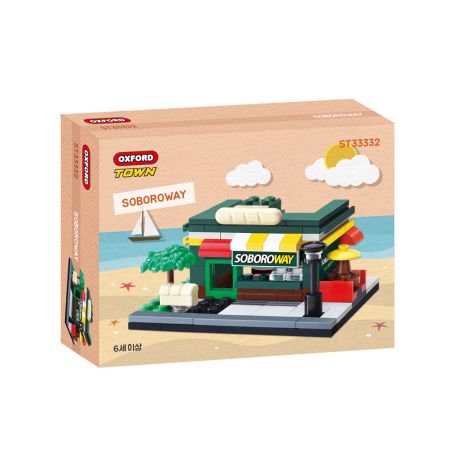 OXFORD ST33332 33332 non  MỘT CỬA HÀNG THỨC ĂN NHANH bộ đồ chơi xếp lắp ráp ghép mô hình Creator SOBOROWAY Sáng Tạo