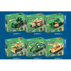 ZHEGAO QJ6001 6001 non  TANK FIT BATTLE ARMOR MECH 6 KẾT HỢP bộ đồ chơi xếp lắp ráp ghép mô hình Military Army SUPER ASSEMBLE TANK Quân Sự Bộ Đội