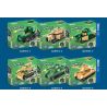 ZHEGAO QJ6001 6001 non  TANK FIT BATTLE ARMOR MECH 6 KẾT HỢP bộ đồ chơi xếp lắp ráp ghép mô hình Military Army SUPER ASSEMBLE TANK Quân Sự Bộ Đội