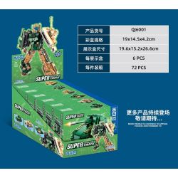 ZHEGAO QJ6001 6001 non  TANK FIT BATTLE ARMOR MECH 6 KẾT HỢP bộ đồ chơi xếp lắp ráp ghép mô hình Military Army SUPER ASSEMBLE TANK Quân Sự Bộ Đội