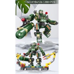 Kazi KY84126 84126 non  CƠ KHÍ TÊN LỬA DONGFENG 41 bộ đồ chơi xếp lắp ráp ghép mô hình 288 khối