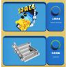 QIZHILE E01010 01010 non  PHI HÀNH GIA KHÔNG GIAN CÔ GÁI TRƯỢT VÁN bộ đồ chơi xếp lắp ráp ghép mô hình Space Thám Hiểm Không Gian
