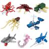 Kazi KY80043 80043 non  MÔ HÌNH SEA WORLD 8 BẠCH TUỘC CUA RÙA MỰC CÁ VOI XANH MẬP TRẮNG LỚN NGỰA KIẾM bộ đồ chơi xếp lắp ráp ghép mô hình Creator OCEAN Sáng Tạo 346 khối