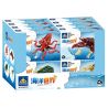 Kazi KY80043 80043 non  MÔ HÌNH SEA WORLD 8 BẠCH TUỘC CUA RÙA MỰC CÁ VOI XANH MẬP TRẮNG LỚN NGỰA KIẾM bộ đồ chơi xếp lắp ráp ghép mô hình Creator OCEAN Sáng Tạo 346 khối