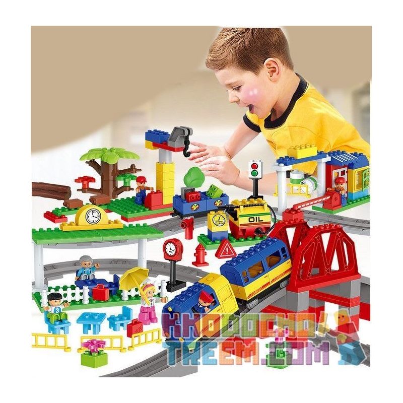 HUIMEI STAR CITY XING DOU CHENG HM315 Xếp hình kiểu    Train Super Pack 3-in-1 Tàu Hỏa động Cơ Pin Xanh Da Trời Chạy Và Ray Có Cầu Vượt 157 khối có động cơ pin HUIMEI STAR CITY XING DOU CHENG HM315 Xếp hình kiểu    Train Super Pack 3-in-1 Tàu Hỏa động Cơ Pin Xanh Da Trời Chạy Và Ray Có Cầu Vượt 157 khối có động cơ pin