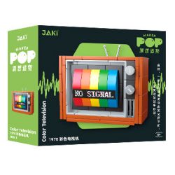 JAKI JK8210 8210 non  1970 TIVI MÀU NỘI ĐỊA bộ đồ chơi xếp lắp ráp ghép mô hình COLOR TELEVISION