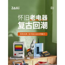 JAKI JK8210 8210 non  1970 TIVI MÀU NỘI ĐỊA bộ đồ chơi xếp lắp ráp ghép mô hình COLOR TELEVISION