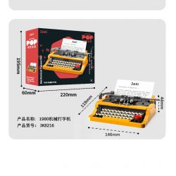 JAKI JK8210 8210 non  1970 TIVI MÀU NỘI ĐỊA bộ đồ chơi xếp lắp ráp ghép mô hình COLOR TELEVISION