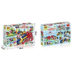 HUIMEI STAR CITY XING DOU CHENG HM315 Xếp hình kiểu    Train Super Pack 3-in-1 Tàu Hỏa động Cơ Pin Xanh Da Trời Chạy Và Ray Có Cầu Vượt 157 khối có động cơ pin HUIMEI STAR CITY XING DOU CHENG HM315 Xếp hình kiểu    Train Super Pack 3-in-1 Tàu Hỏa động Cơ Pin Xanh Da Trời Chạy Và Ray Có Cầu Vượt 157 khối có động cơ pin