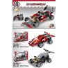 QIZHILE 6047-1 6047-2 non  QUÁN TÍNH bộ đồ chơi xếp lắp ráp ghép mô hình  SPEED RACER Kỹ Thuật Công Nghệ Cao Mô Hình Phương Tiện 402 khối
