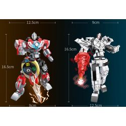 Enlighten 75050 Qman 75050 non  ÁO GIÁP TĂNG CƯỜNG DADA bộ đồ chơi xếp lắp ráp ghép mô hình Ultraman Vệ Binh Vũ Trụ Siêu Nhân Điện Quang