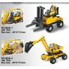 QIZHILE 6046-1 6046-2 non  XE KỸ THUẬT QUÁN TÍNH bộ đồ chơi xếp lắp ráp ghép mô hình  ARCHITECT Kỹ Thuật Công Nghệ Cao Mô Hình Phương Tiện 410 khối