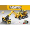QIZHILE 6046-1 6046-2 non  XE KỸ THUẬT QUÁN TÍNH bộ đồ chơi xếp lắp ráp ghép mô hình  ARCHITECT Kỹ Thuật Công Nghệ Cao Mô Hình Phương Tiện 410 khối