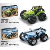 QIZHILE 6045-1 6045-2 non  INERTIA BEACH CAR. bộ đồ chơi xếp lắp ráp ghép mô hình Racing STORM RACING Cuộc Đua 345 khối