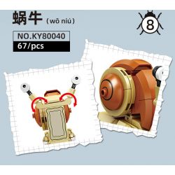 Kazi KY80040 80040 MINGDI LEIBAO K0375 0375 non  HỌ CÔN TRÙNG 8 MẪU BỌ NGỰA RUỒI KIẾN ONG CHUỒN ĐOM ĐÓM RÙA ỐC SÊN bộ đồ chơi xếp lắp ráp ghép mô hình Creator INSECT Sáng Tạo 692 khối