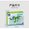 Kazi KY80040 80040 MINGDI LEIBAO K0375 0375 non  HỌ CÔN TRÙNG 8 MẪU BỌ NGỰA RUỒI KIẾN ONG CHUỒN ĐOM ĐÓM RÙA ỐC SÊN bộ đồ chơi xếp lắp ráp ghép mô hình Creator INSECT Sáng Tạo 692 khối
