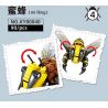 Kazi KY80040 80040 MINGDI LEIBAO K0375 0375 non  HỌ CÔN TRÙNG 8 MẪU BỌ NGỰA RUỒI KIẾN ONG CHUỒN ĐOM ĐÓM RÙA ỐC SÊN bộ đồ chơi xếp lắp ráp ghép mô hình Creator INSECT Sáng Tạo 692 khối