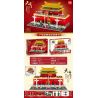 MINGDI K0318 0318 non  QUẢNG TRƯỜNG THIÊN AN MÔN bộ đồ chơi xếp lắp ráp ghép mô hình Buildings 827 khối