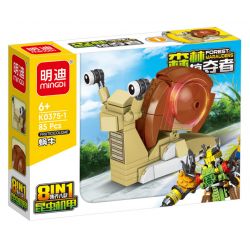 Kazi KY80040 80040 MINGDI LEIBAO K0375 0375 non  HỌ CÔN TRÙNG 8 MẪU BỌ NGỰA RUỒI KIẾN ONG CHUỒN ĐOM ĐÓM RÙA ỐC SÊN bộ đồ chơi xếp lắp ráp ghép mô hình Creator INSECT Sáng Tạo 692 khối