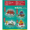 MINGDI K0259 0259 non  BỐN TÒA NHÀ NỔI TIẾNG-TÒA CỔ 4 LOẠI ĐỀN THỜ KHỔNG TỬ NAM KINH TƯỞNG NIỆM TÔN TRUNG SƠN VẠN LÝ TRƯỜNG THÀNH ĐÌNH XUÂN bộ đồ chơi xếp lắp ráp ghép mô hình Architecture Công Trình Kiến Trúc 1033 khối
