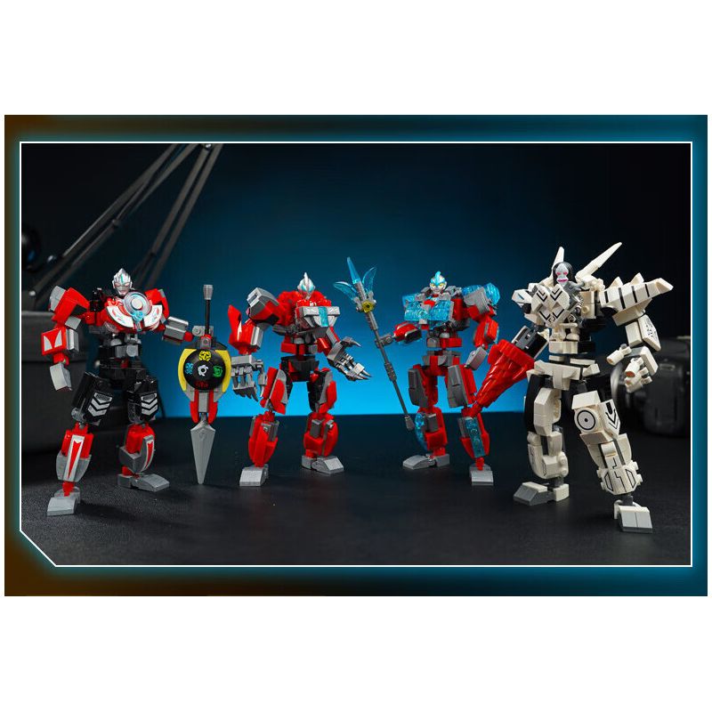 Enlighten 75049 Qman 75049 non  ORB ENHANCED MECH BẢN GỐC bộ đồ chơi xếp lắp ráp ghép mô hình Ultraman Vệ Binh Vũ Trụ Siêu Nhân Điện Quang