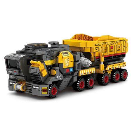 SEMBO 107030 non  CN373 BUCKS CARRIER. bộ đồ chơi xếp lắp ráp ghép mô hình The Wandering Earth THE WANDERING EARTH CARGO TRUCK-IRON ORETRUCK Lưu Lạc Địa Cầu 701 khối