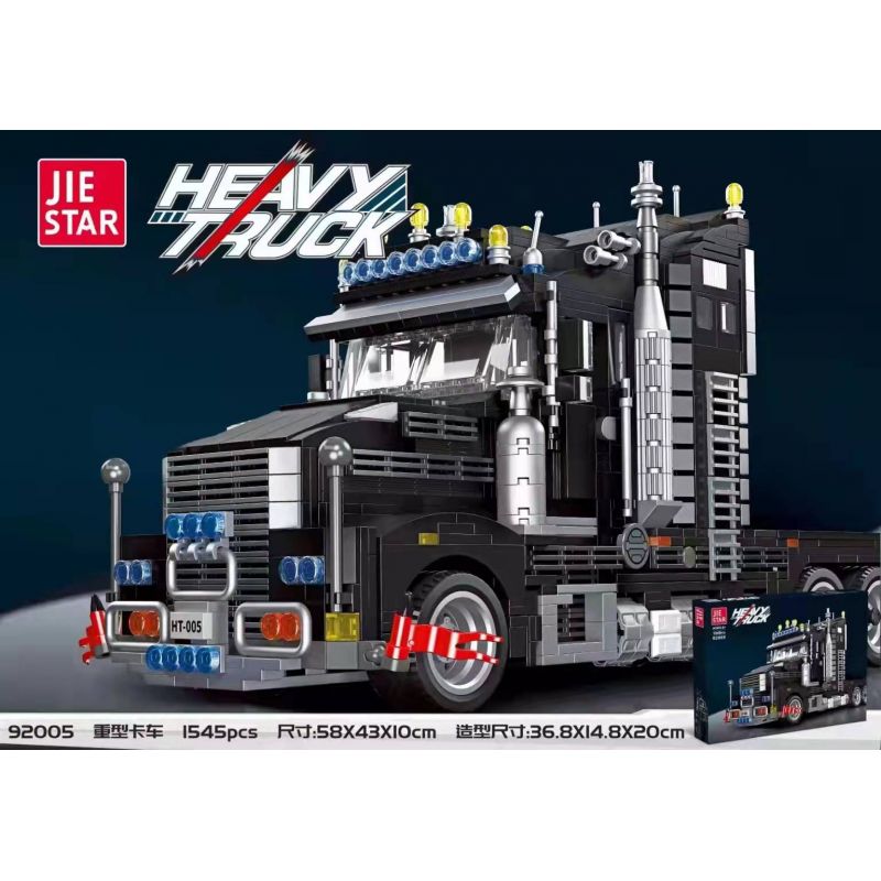 JIESTAR 92005 non  XE TẢI HẠNG NẶNG bộ đồ chơi xếp lắp ráp ghép mô hình Racers HEAVY TRUCK Đua Tốc Độ 1545 khối