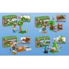 ZHEGAO QL0573 0573 non  DÂN LÀNG KHOAN PHÒNG THỦ 8 bộ đồ chơi xếp lắp ráp ghép mô hình Minecraft CUBE WORLD Game Xây Dựng