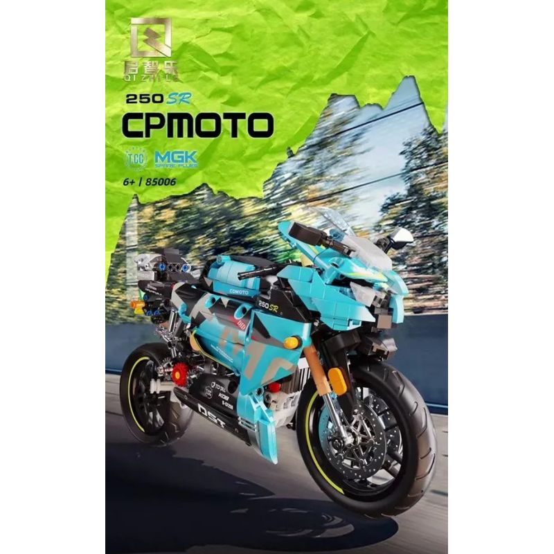 QIZHILE 85006 non  MÙA XUÂN BREEZE CFMOTO 250SR bộ đồ chơi xếp lắp ráp ghép mô hình  Kỹ Thuật Công Nghệ Cao Mô Hình Phương Tiện