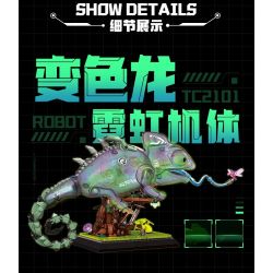 TOPTOY TC2102 2102 non  SÁNG TẠO CƠ KHÍ ĐỘNG BẠCH TUỘC KHÔNG GIAN bộ đồ chơi xếp lắp ráp ghép mô hình MK.T03