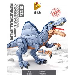 PanlosBrick 611008 Panlos Brick 611008 non  THẾ GIỚI KHỦNG LONG SPINOSAURUS bộ đồ chơi xếp lắp ráp ghép mô hình Creator Expert Chuyên Gia Sáng Tạo 1790 khối