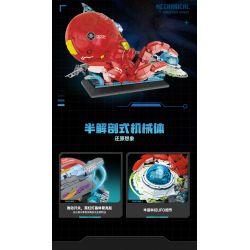 TOPTOY TC2102 2102 non  SÁNG TẠO CƠ KHÍ ĐỘNG BẠCH TUỘC KHÔNG GIAN bộ đồ chơi xếp lắp ráp ghép mô hình MK.T03