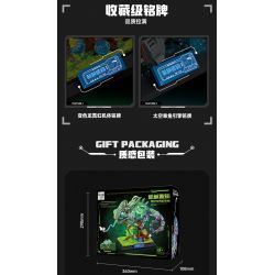 TOPTOY TC2102 2102 non  SÁNG TẠO CƠ KHÍ ĐỘNG BẠCH TUỘC KHÔNG GIAN bộ đồ chơi xếp lắp ráp ghép mô hình MK.T03