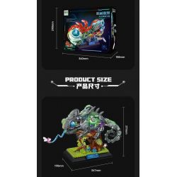 TOPTOY TC2102 2102 non  SÁNG TẠO CƠ KHÍ ĐỘNG BẠCH TUỘC KHÔNG GIAN bộ đồ chơi xếp lắp ráp ghép mô hình MK.T03